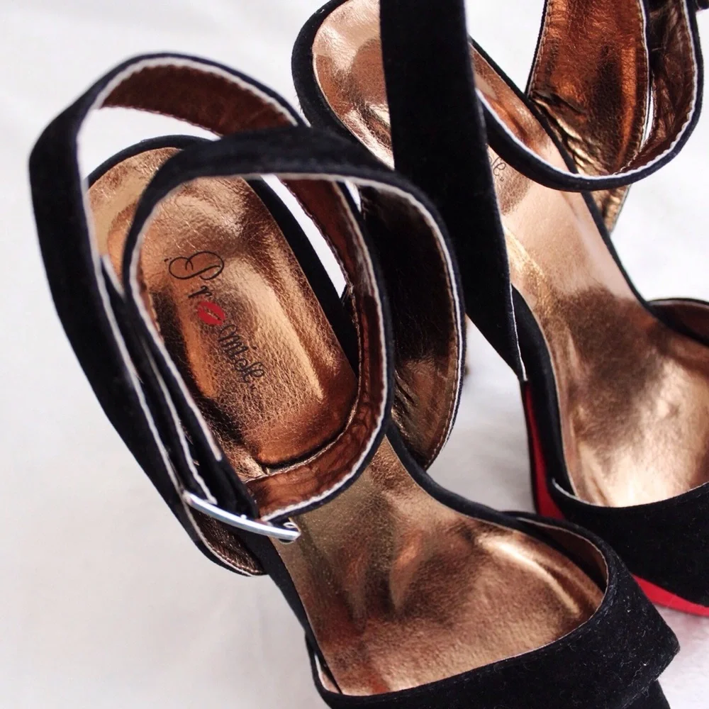 Promise Carlton Cheetah Colorblock Platform Heels